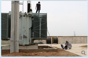 中鐵電氣化局集團西安電氣化工程采購我司一批設備現(xiàn)場調(diào)試圖